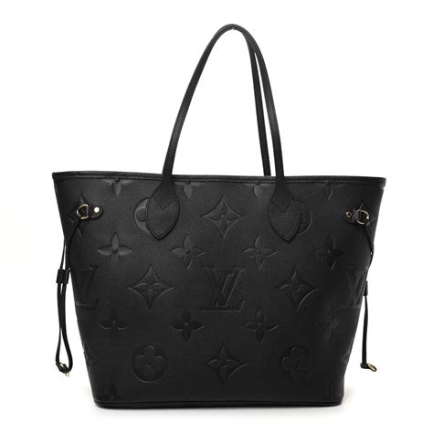 louis vuitton neverfull black checkered|Louis Vuitton black embossed Neverfull.